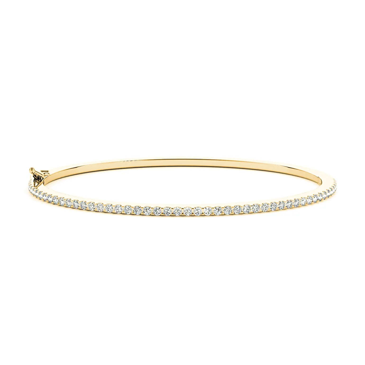 0.85 ctw Round Diamond Classic Bangle Bracelet