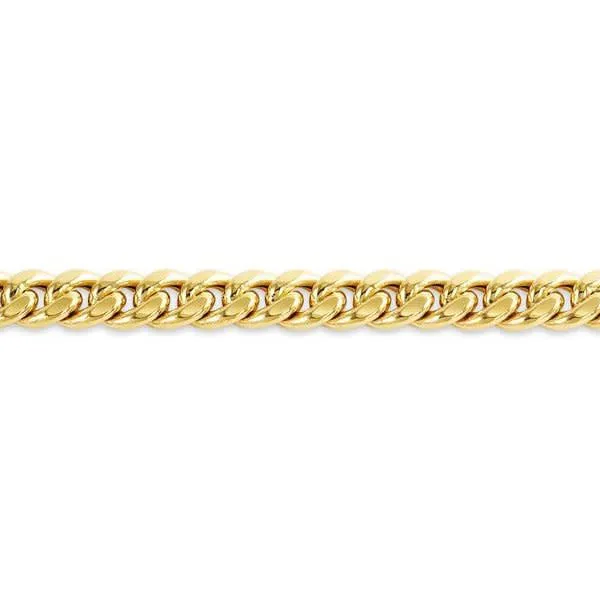 10K Yellow Gold (8.5mm) Miami Cuban Bracelet 9"