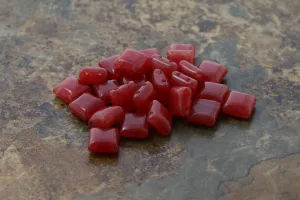 10X10mm Gemstone Spacer Ruby GRS21