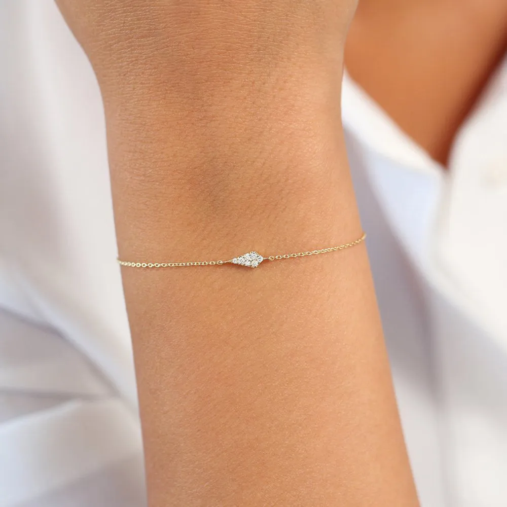 14k Gold Diamond Bracelet