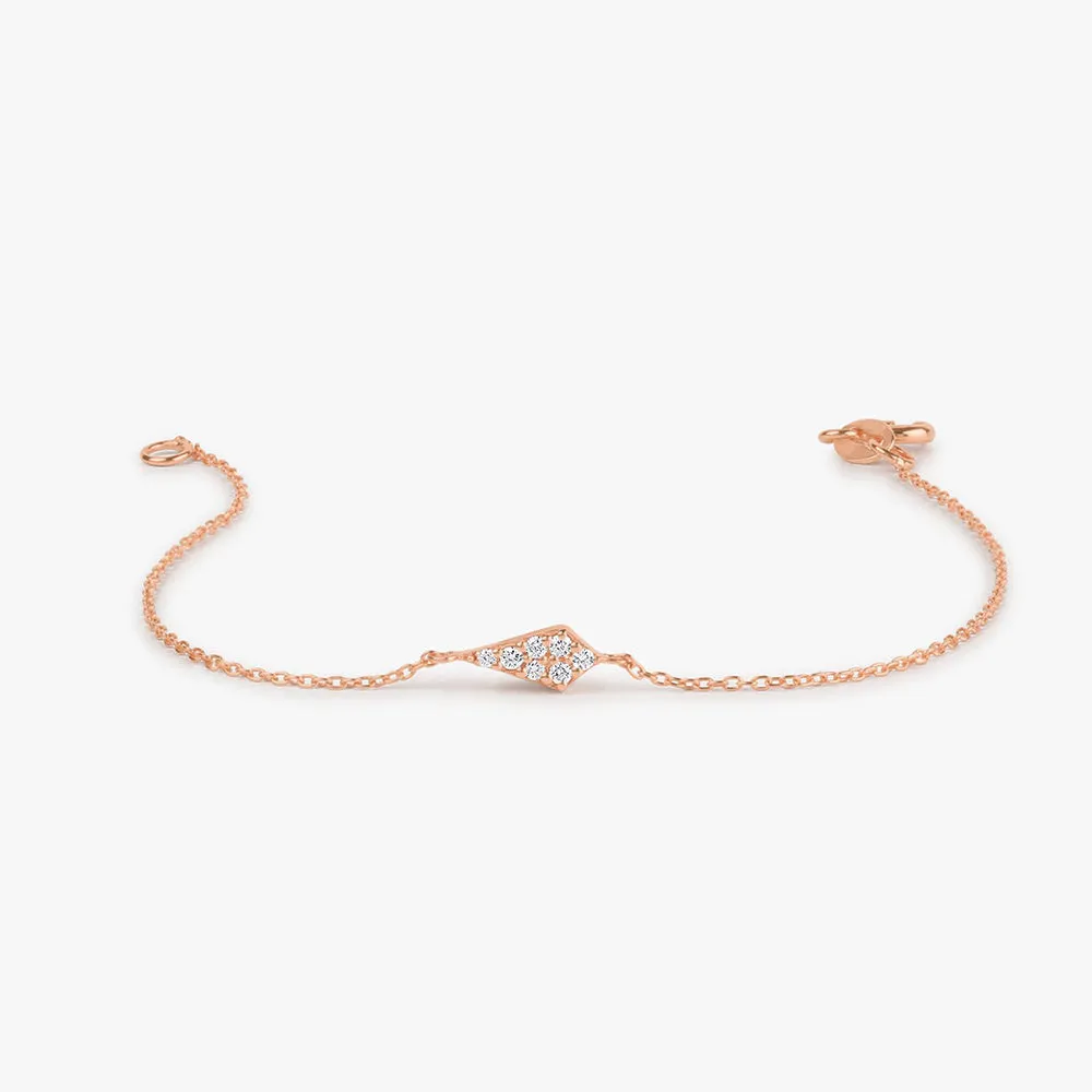 14k Gold Diamond Bracelet