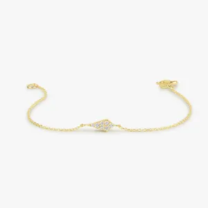14k Gold Diamond Bracelet