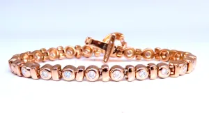 1.54ct diamonds toggle bracelet 14kt 12459