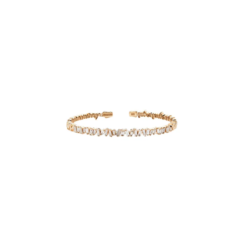 18 Karat Yellow Gold Diamond Bracelet