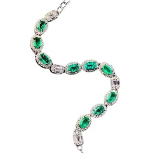 1.8ct Emerald Bracelet