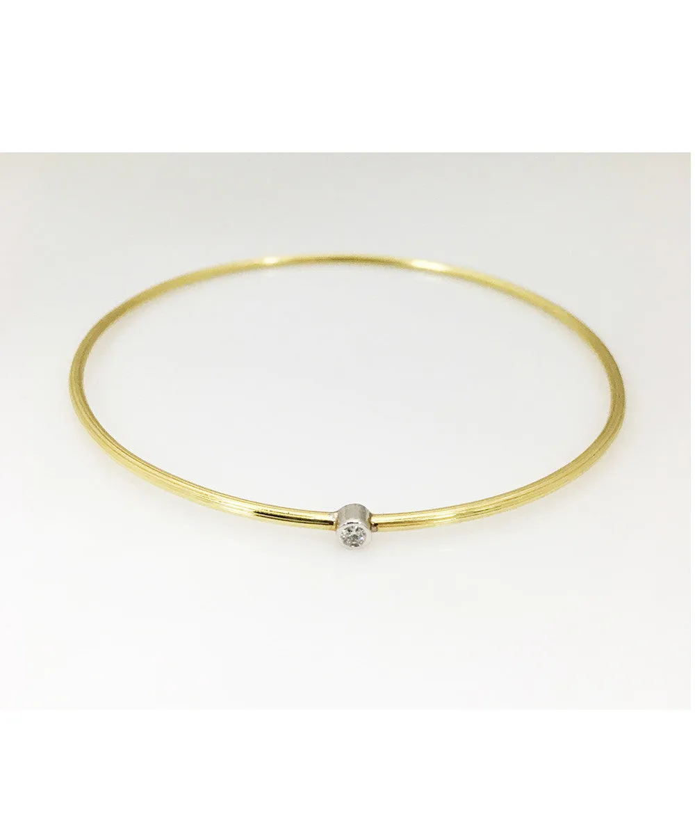 18KYG Bracelet with Diamond