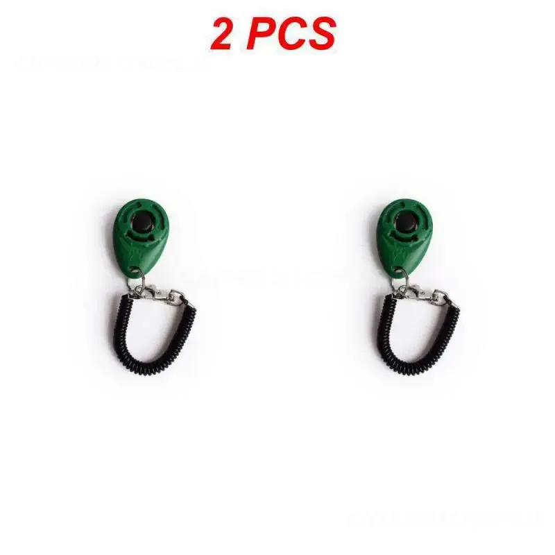 2PCS Training Portable New Adjustable Wrist Strap Clicker Dog Clicker Bestseller Pet Durable Adjustable Pet Clicker Training Aid