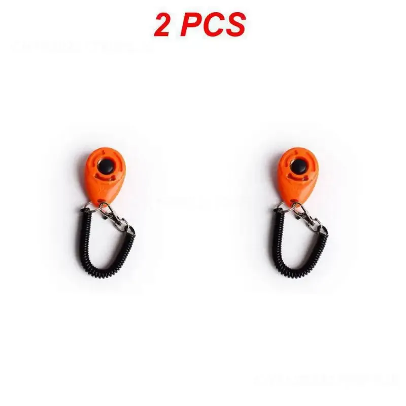 2PCS Training Portable New Adjustable Wrist Strap Clicker Dog Clicker Bestseller Pet Durable Adjustable Pet Clicker Training Aid