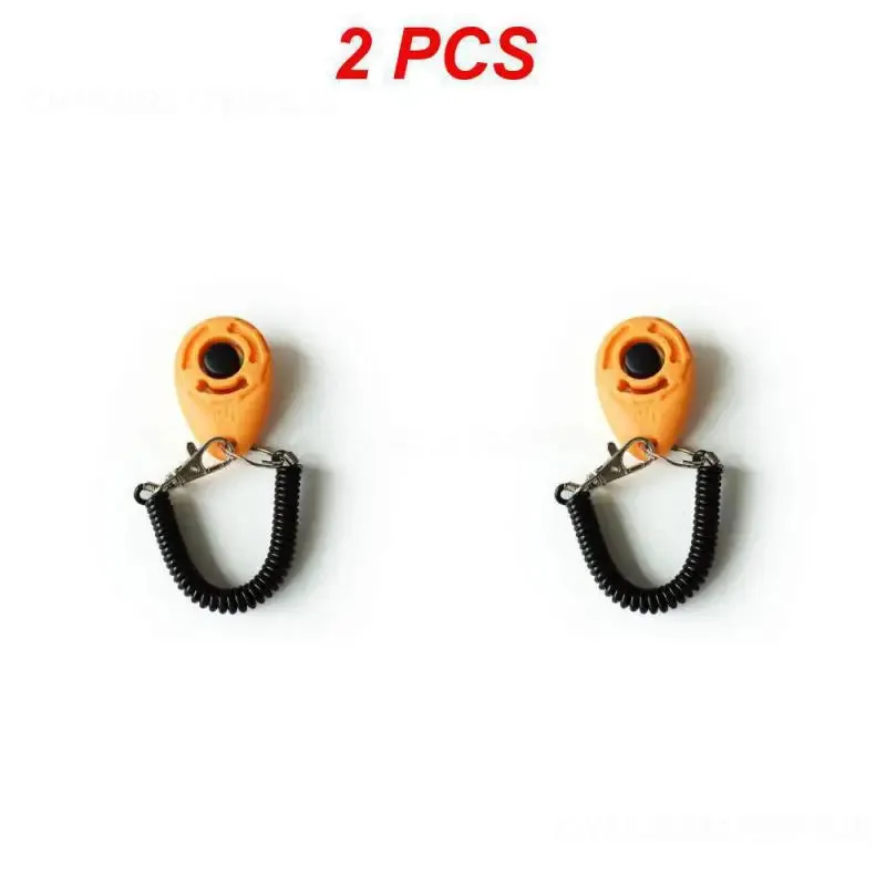 2PCS Training Portable New Adjustable Wrist Strap Clicker Dog Clicker Bestseller Pet Durable Adjustable Pet Clicker Training Aid