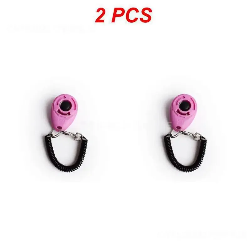 2PCS Training Portable New Adjustable Wrist Strap Clicker Dog Clicker Bestseller Pet Durable Adjustable Pet Clicker Training Aid