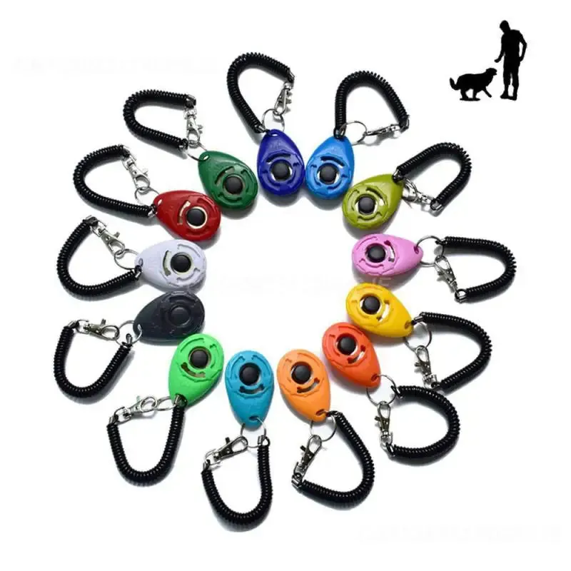 2PCS Training Portable New Adjustable Wrist Strap Clicker Dog Clicker Bestseller Pet Durable Adjustable Pet Clicker Training Aid