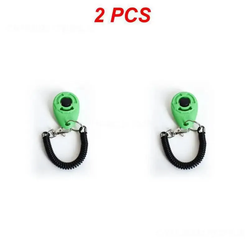 2PCS Training Portable New Adjustable Wrist Strap Clicker Dog Clicker Bestseller Pet Durable Adjustable Pet Clicker Training Aid