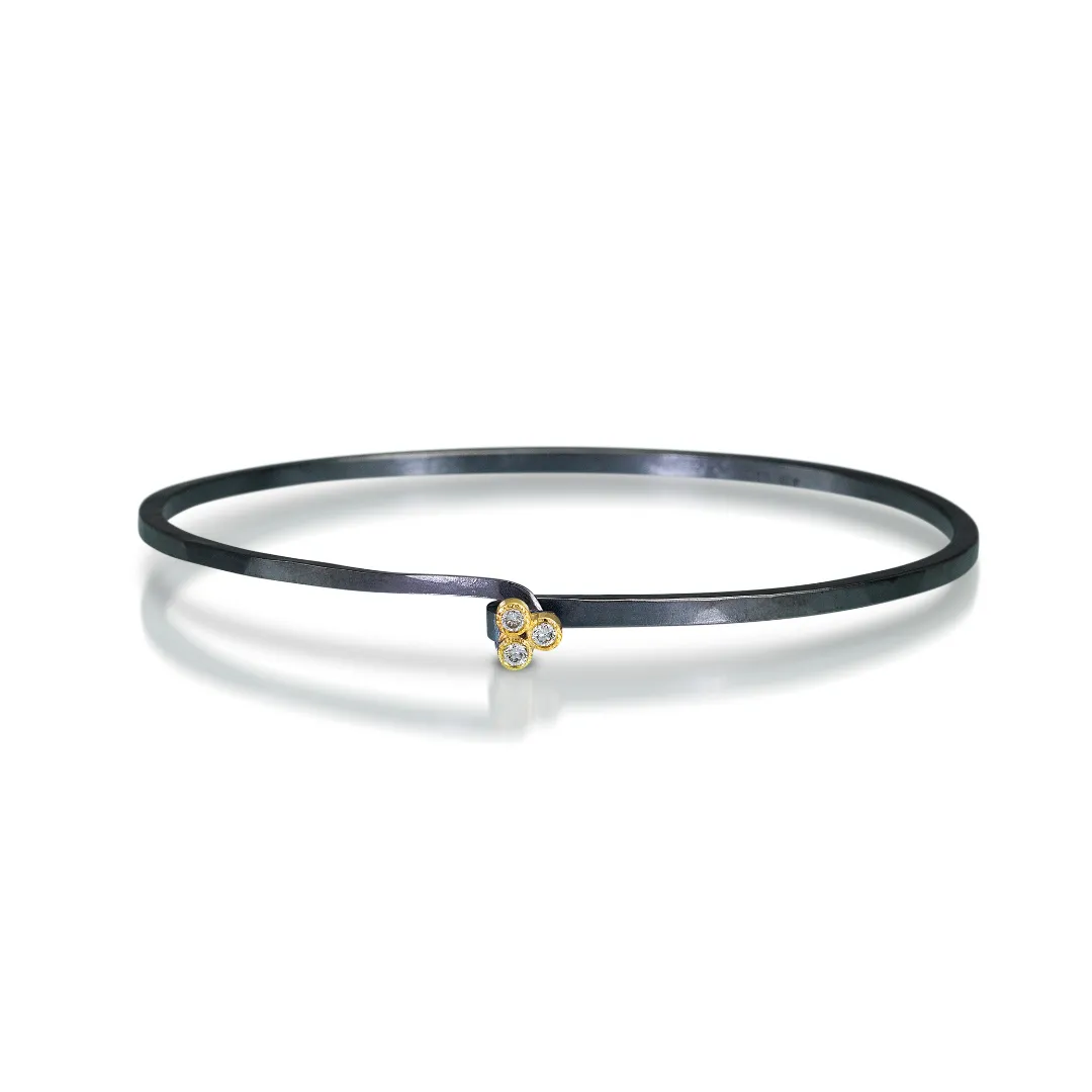 3 Diamond Hook Bracelet