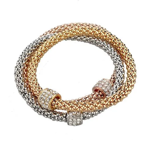 3 Pcs. 18K Bracelets