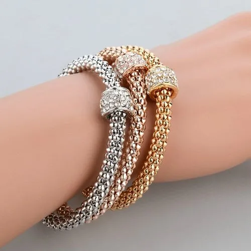 3 Pcs. 18K Bracelets