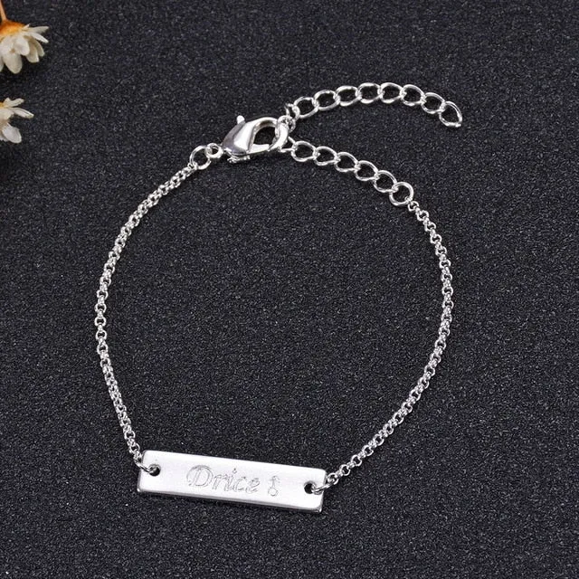 3UMeter Custom Name Bracelet Baby Adjustable Baby Toddler Child ID Bracelet Personalized Girl Boy Birthday Gift