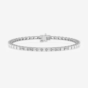 7 Carat Lab Grown Emerald Diamond Tennis Bracelet