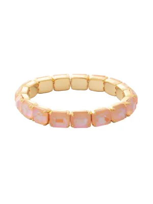 7 Inch Easton Emerald Cut Stretch Bracelet - BFS30BGPD