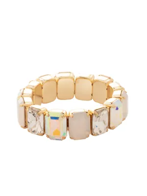 7 Inch Emerald Cut Stretch Bracelet - 4BFF70BGICL