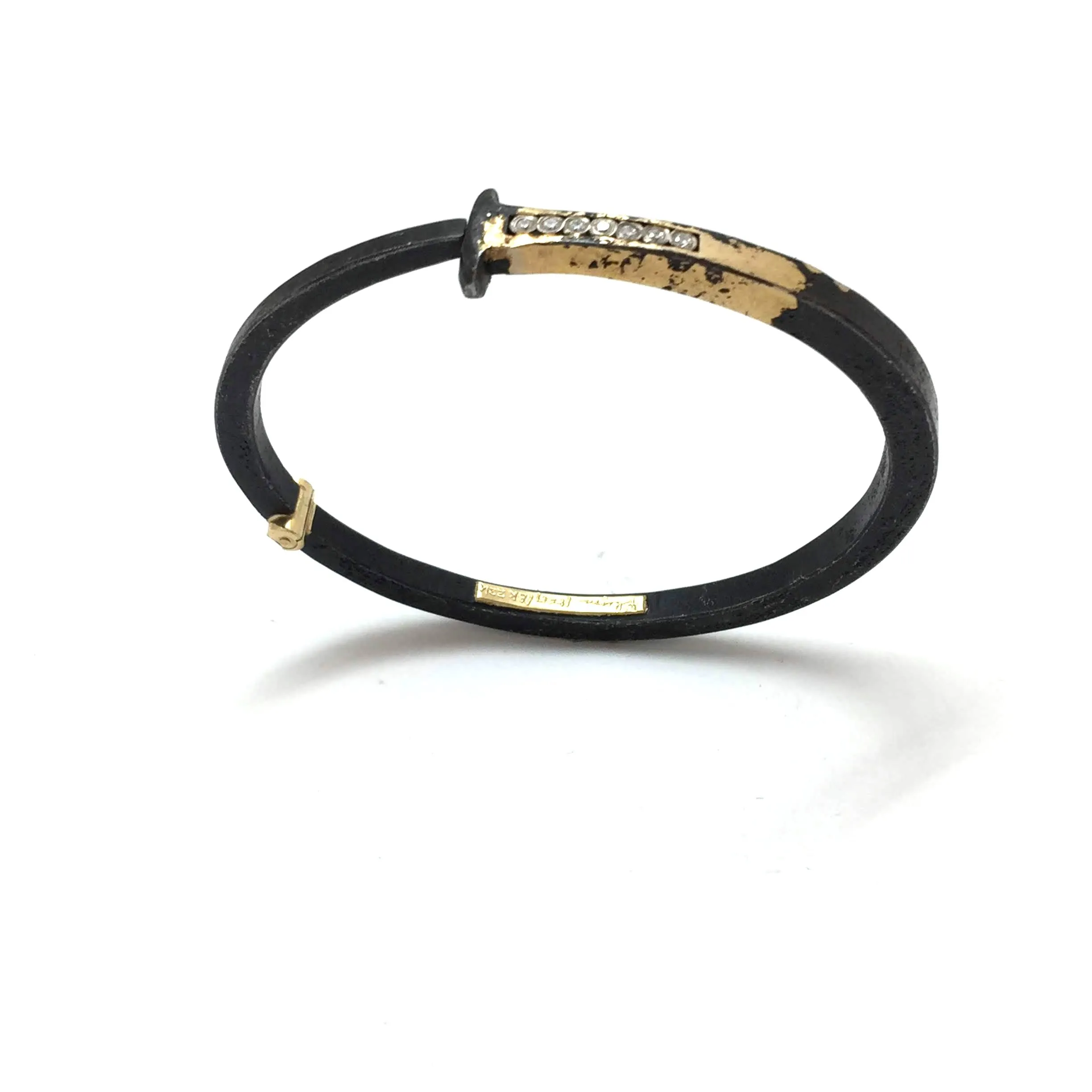 7 Stone Splash Nail Bracelet