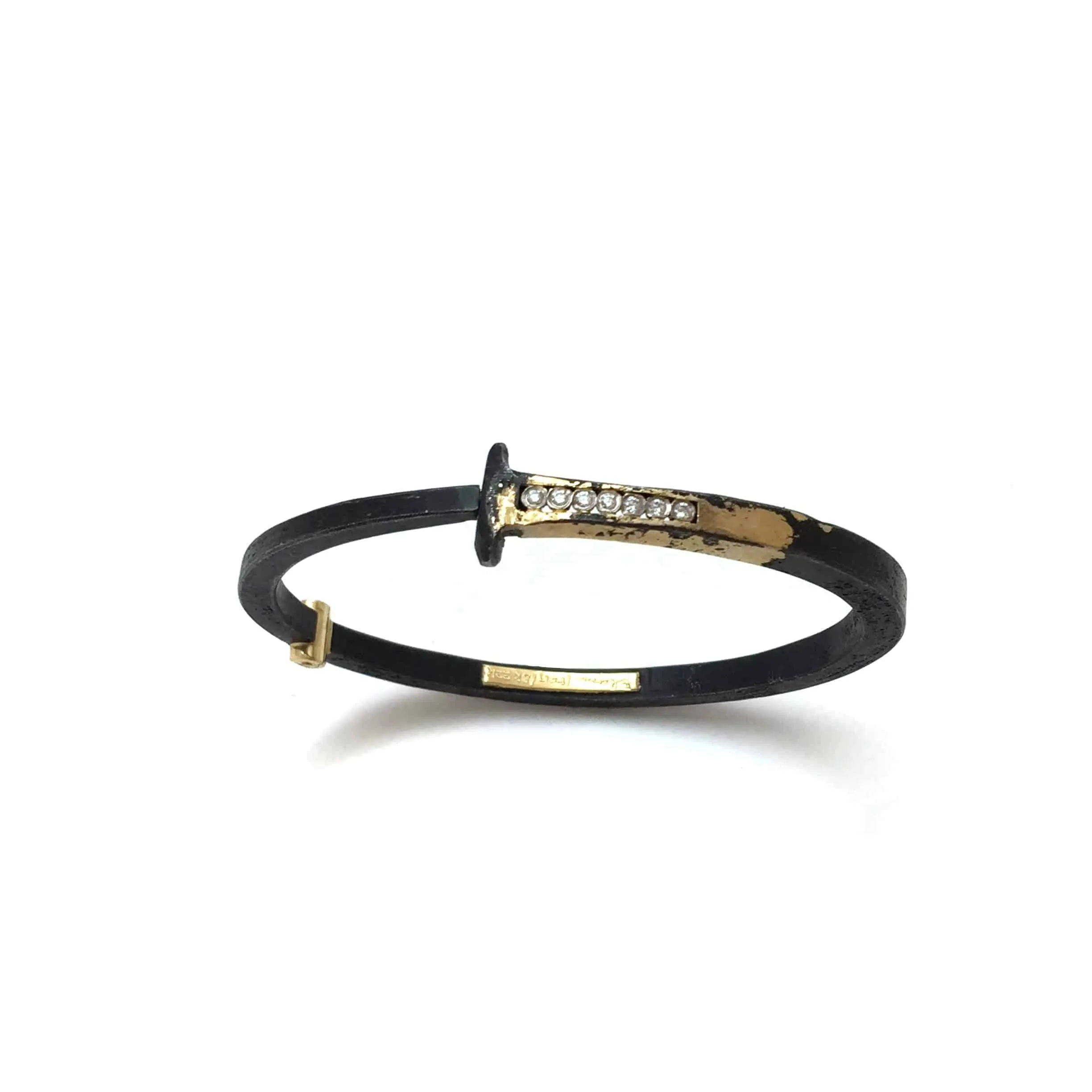7 Stone Splash Nail Bracelet