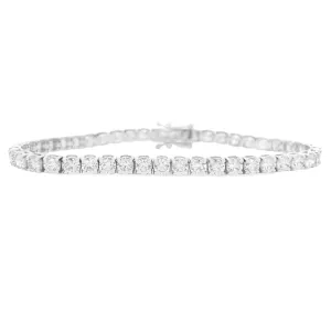 8.20ct 14k White Gold Diamond Bracelet