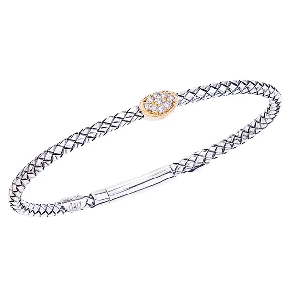 Alisa Sterling Silver & 18k Bracelet