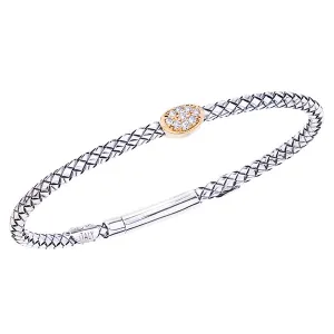 Alisa Sterling Silver & 18k Bracelet
