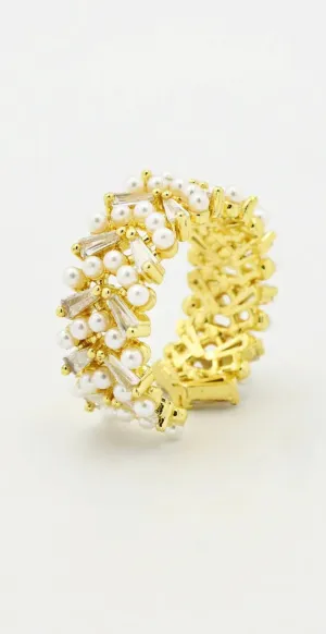 All Pearly Gold Ring