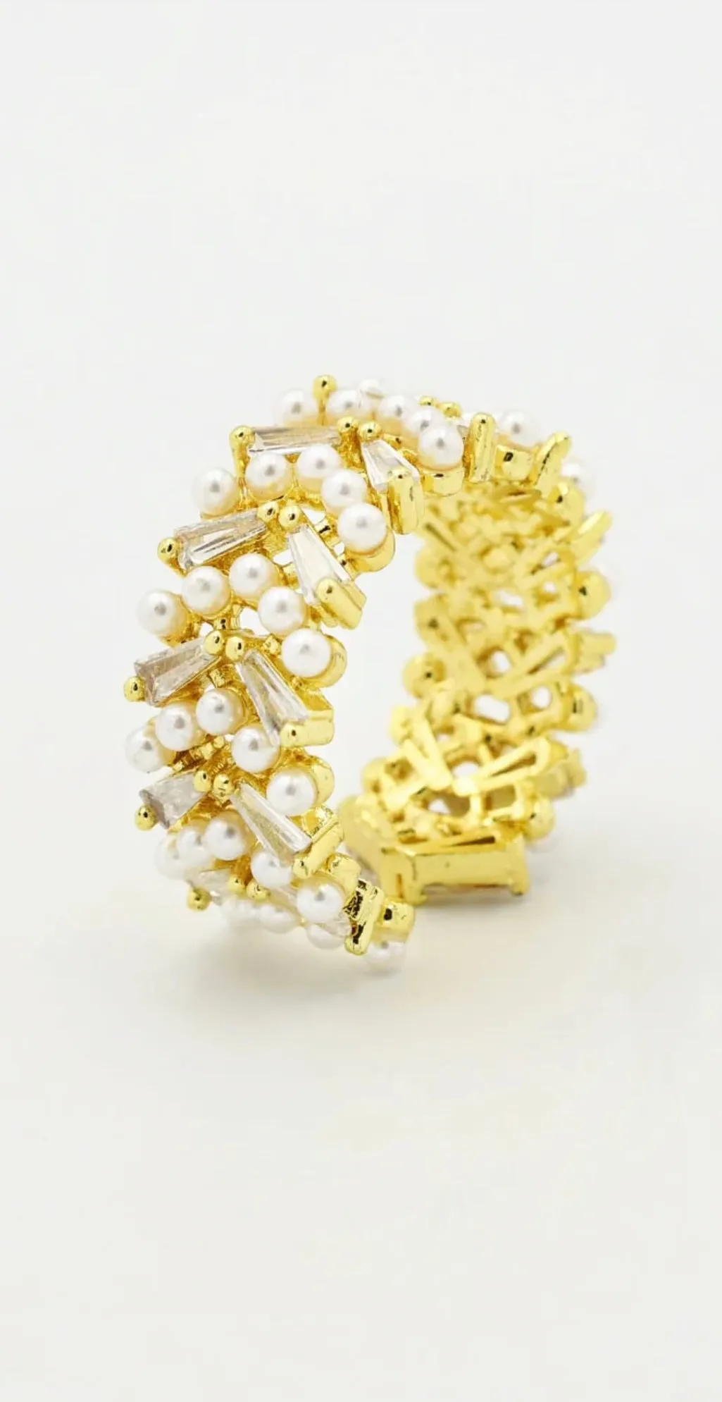 All Pearly Gold Ring
