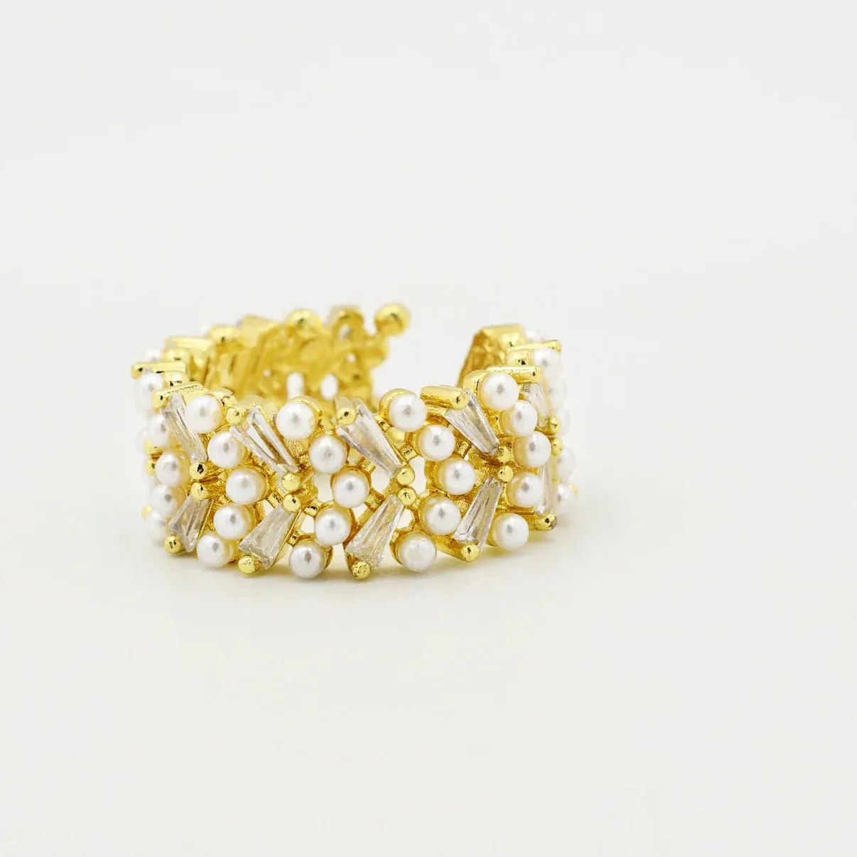 All Pearly Gold Ring