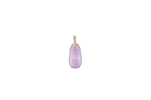 Amethyst Helmet Urchin Spine Charm