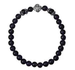 Amethyst Prayer Bracelet (Semi-Precious Stone)