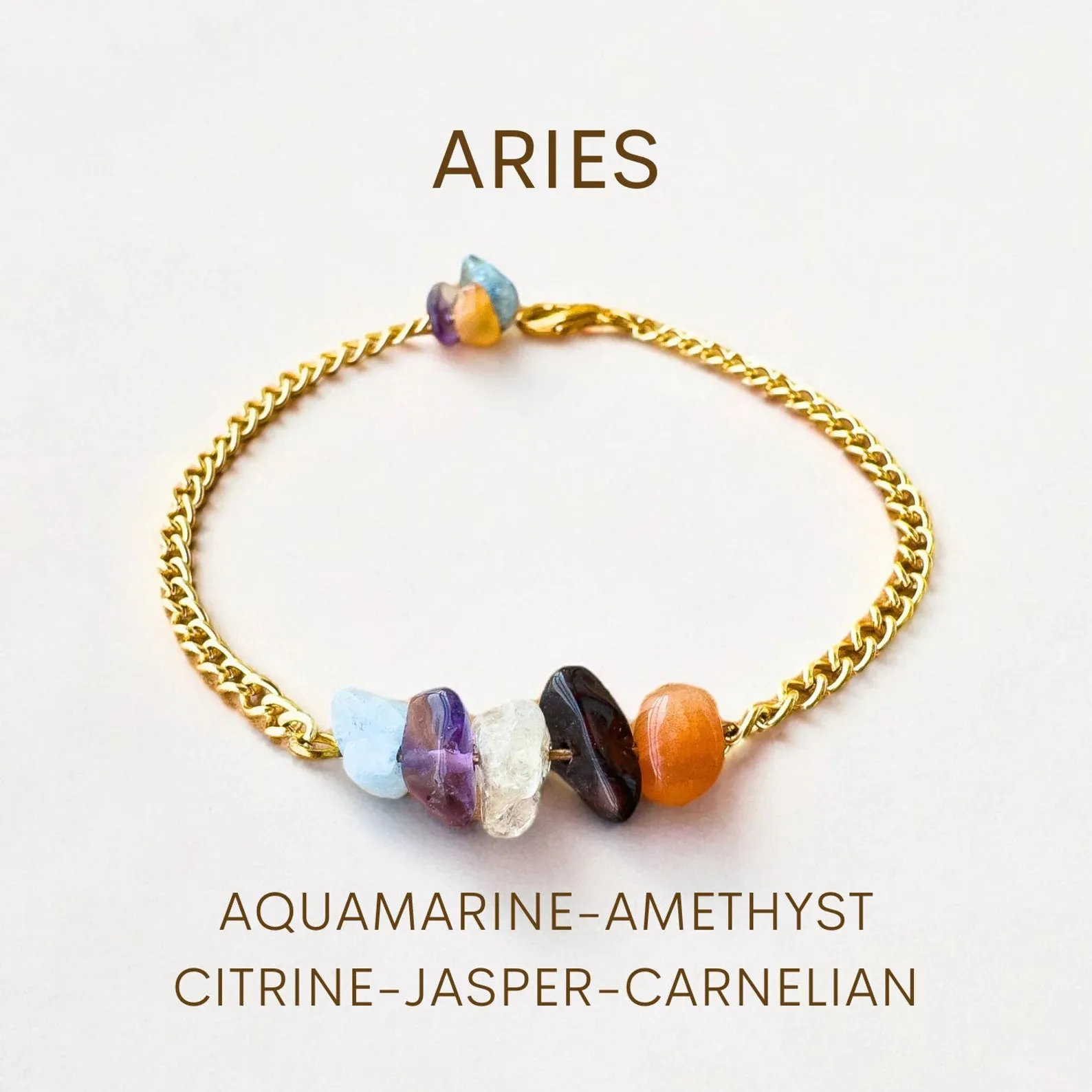 Aries Zodiac Bracelet