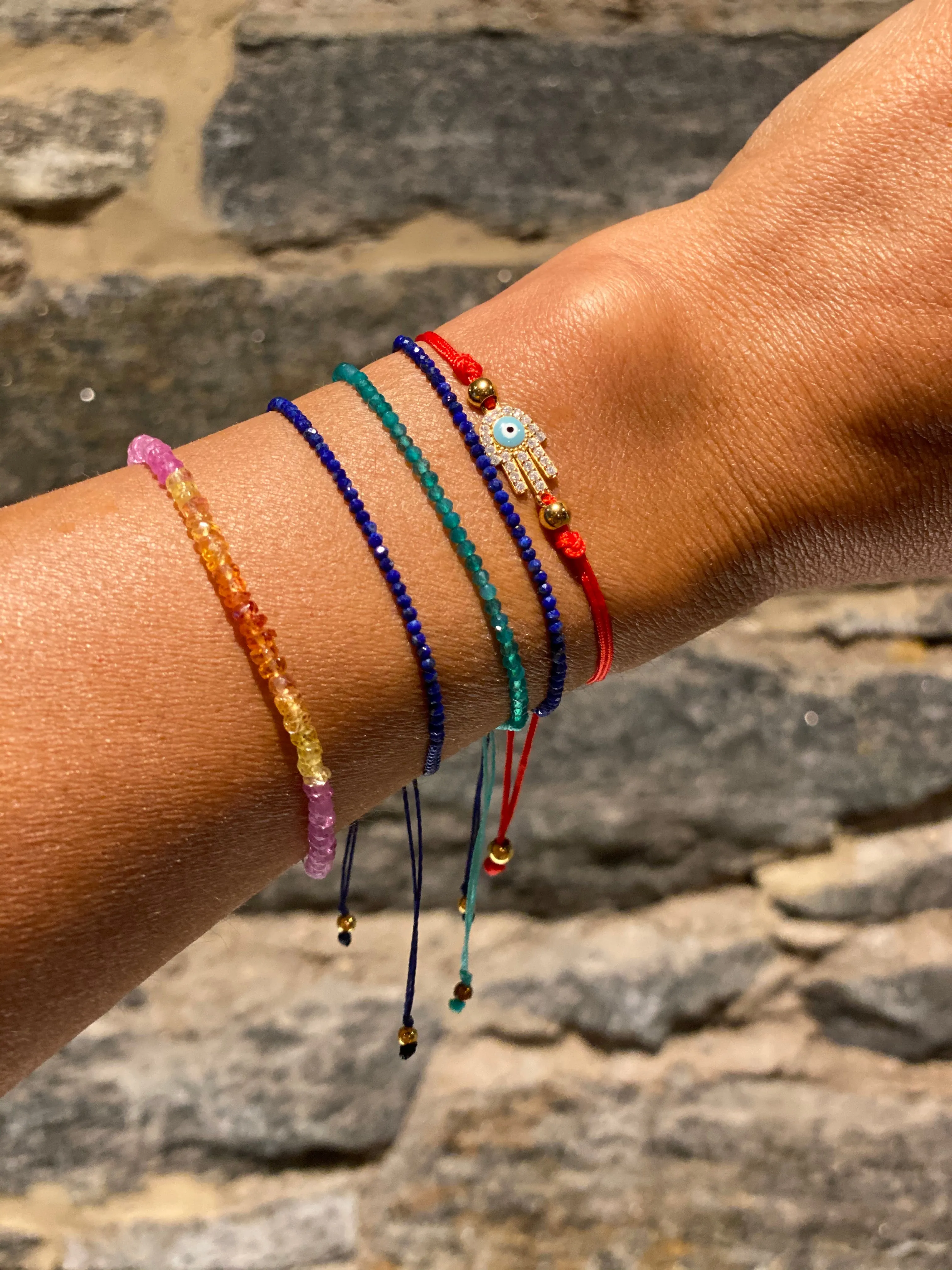 Atelier All Day Precious Sapphire String Bracelet