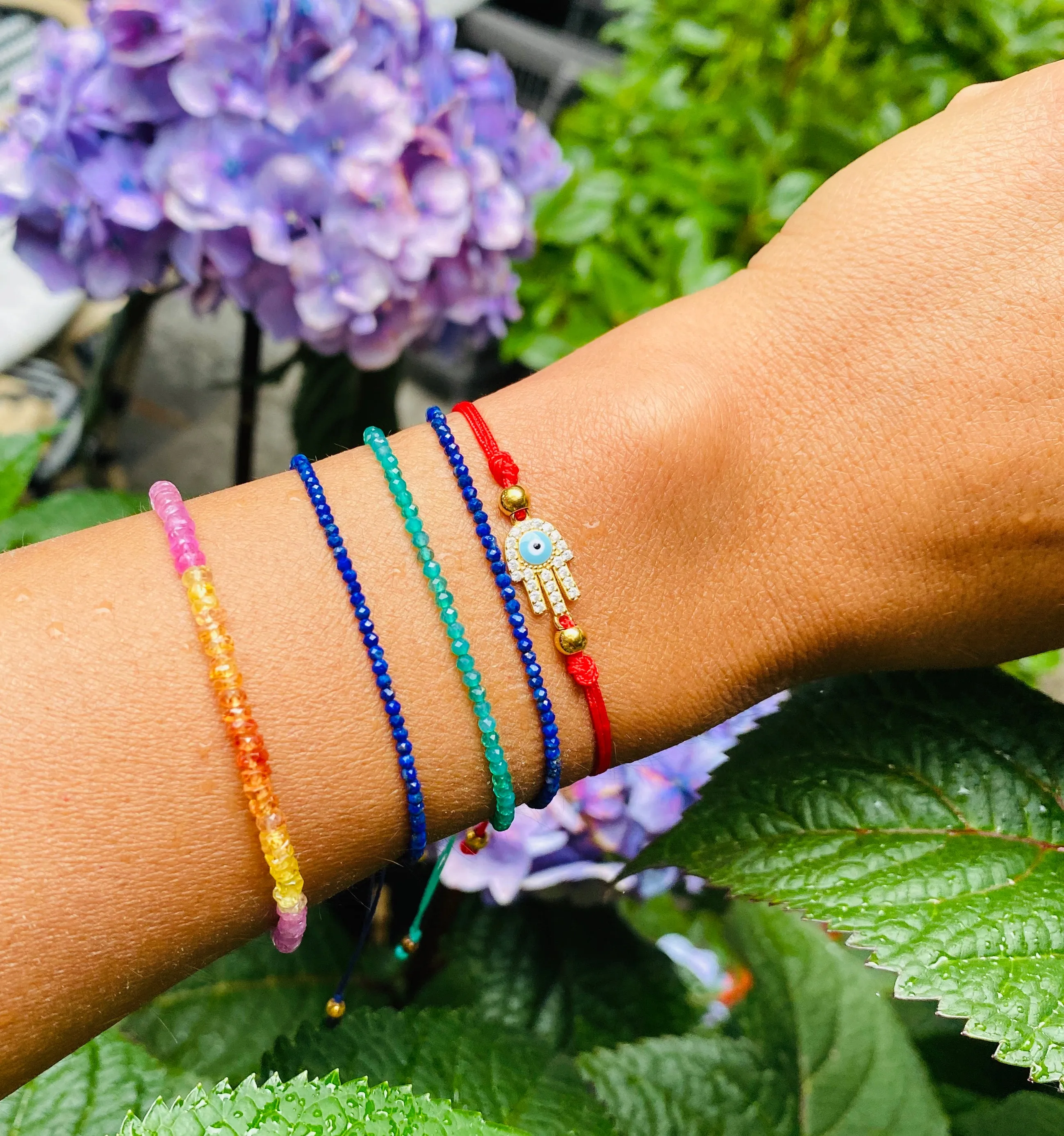 Atelier All Day Precious Sapphire String Bracelet