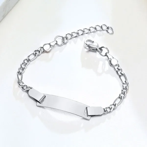 Baby Bracelets:  Surgical Steel, Yellow Gold IP, Baby ID Bracelets