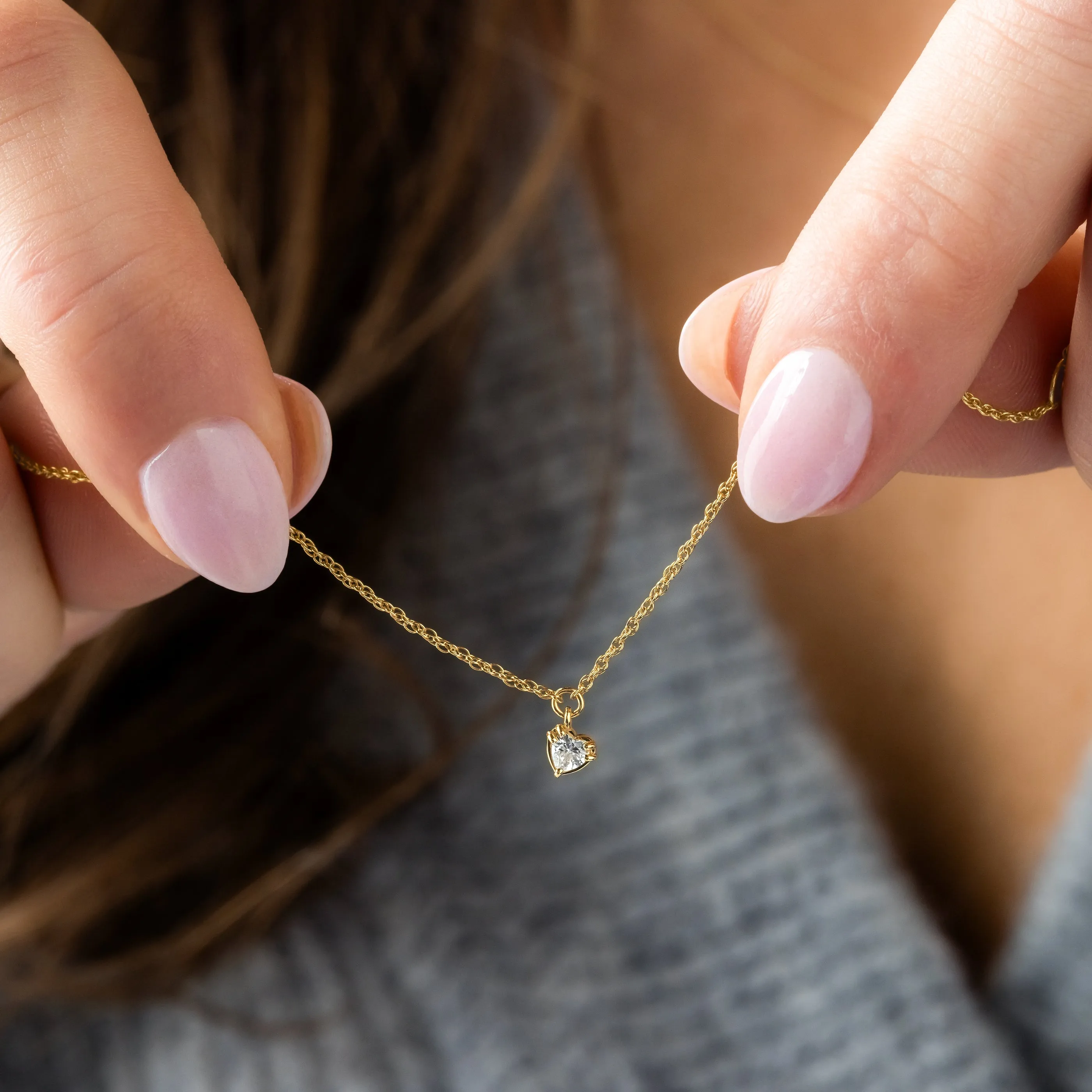 Be Still My Heart Bracelet with Plain Chain - In Stock
