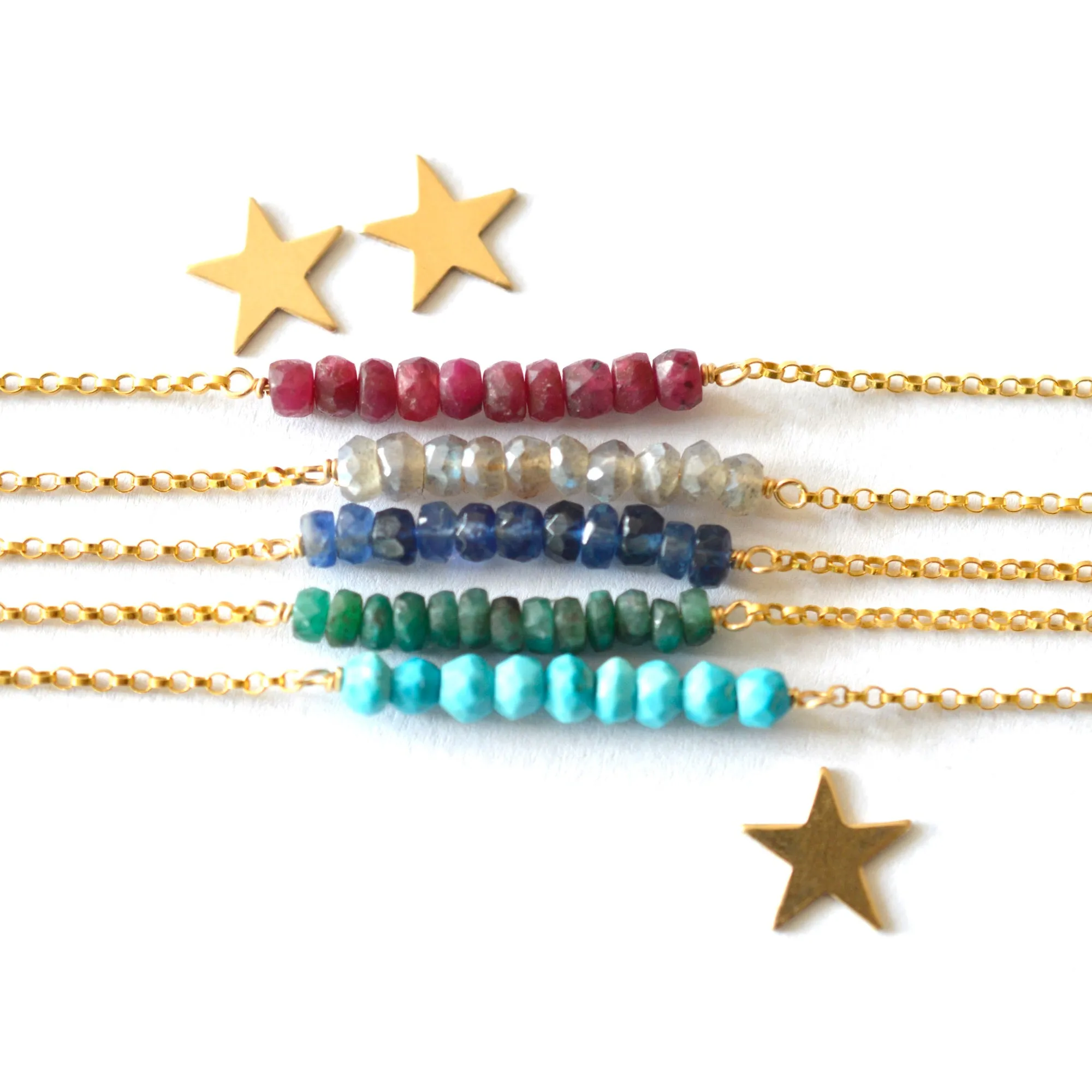 Beaded Bar Bracelet