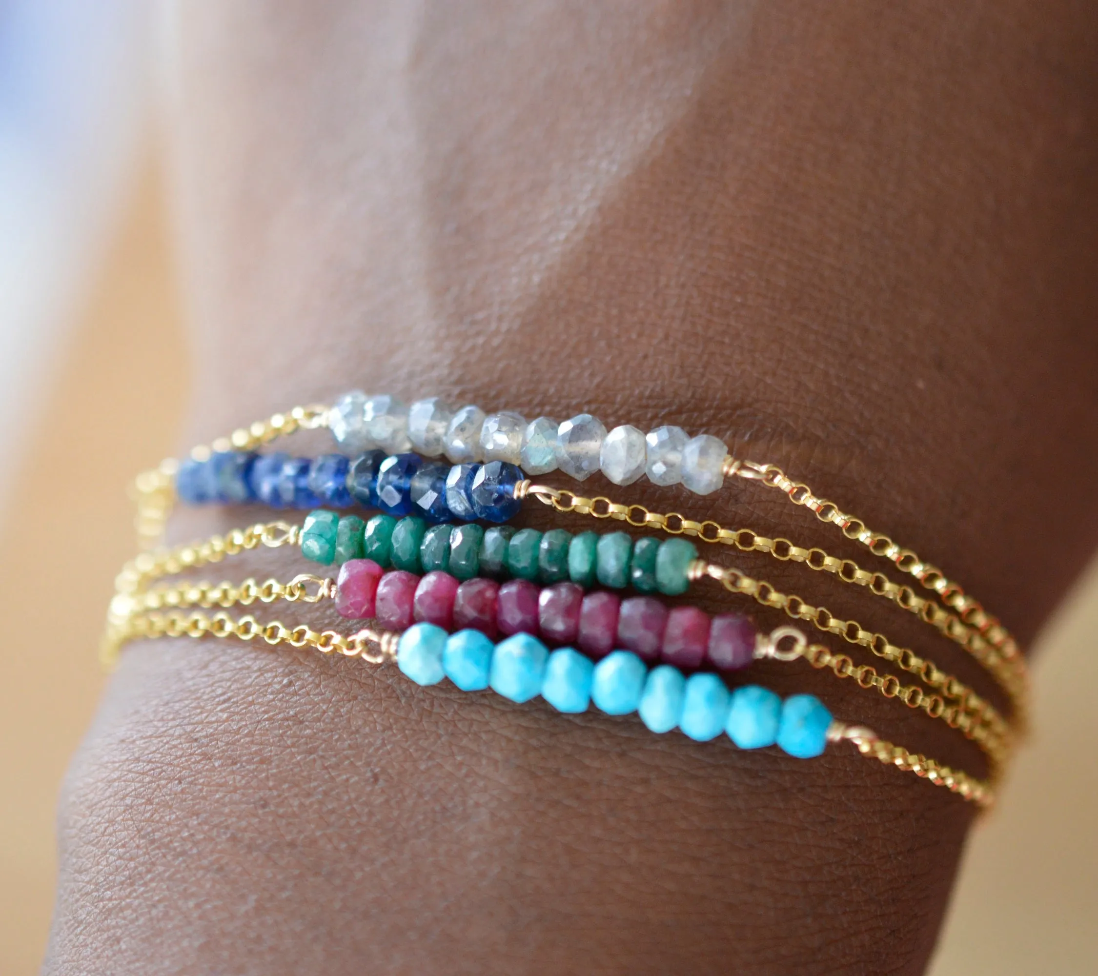 Beaded Bar Bracelet