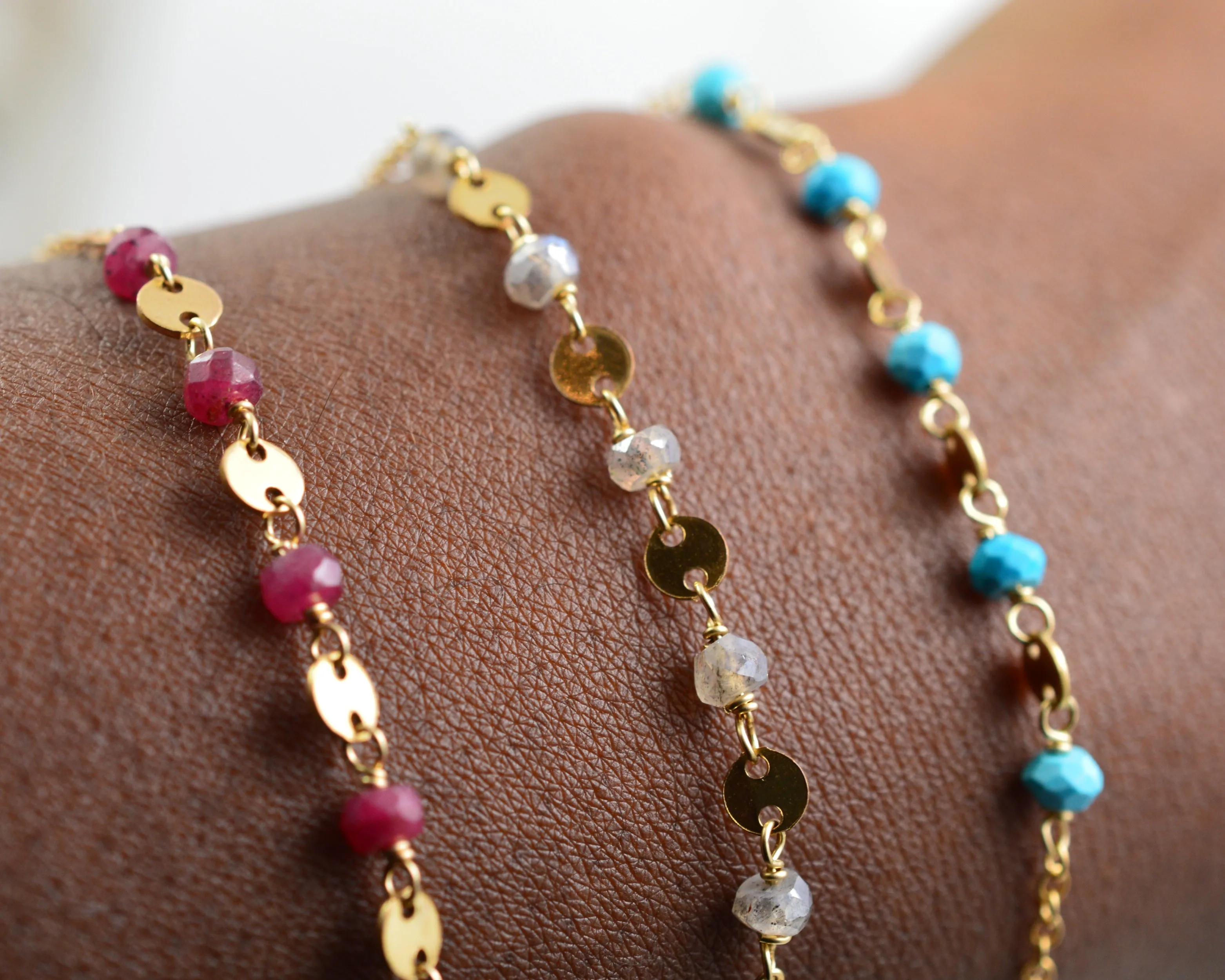 Beaded Sequin Bracelet