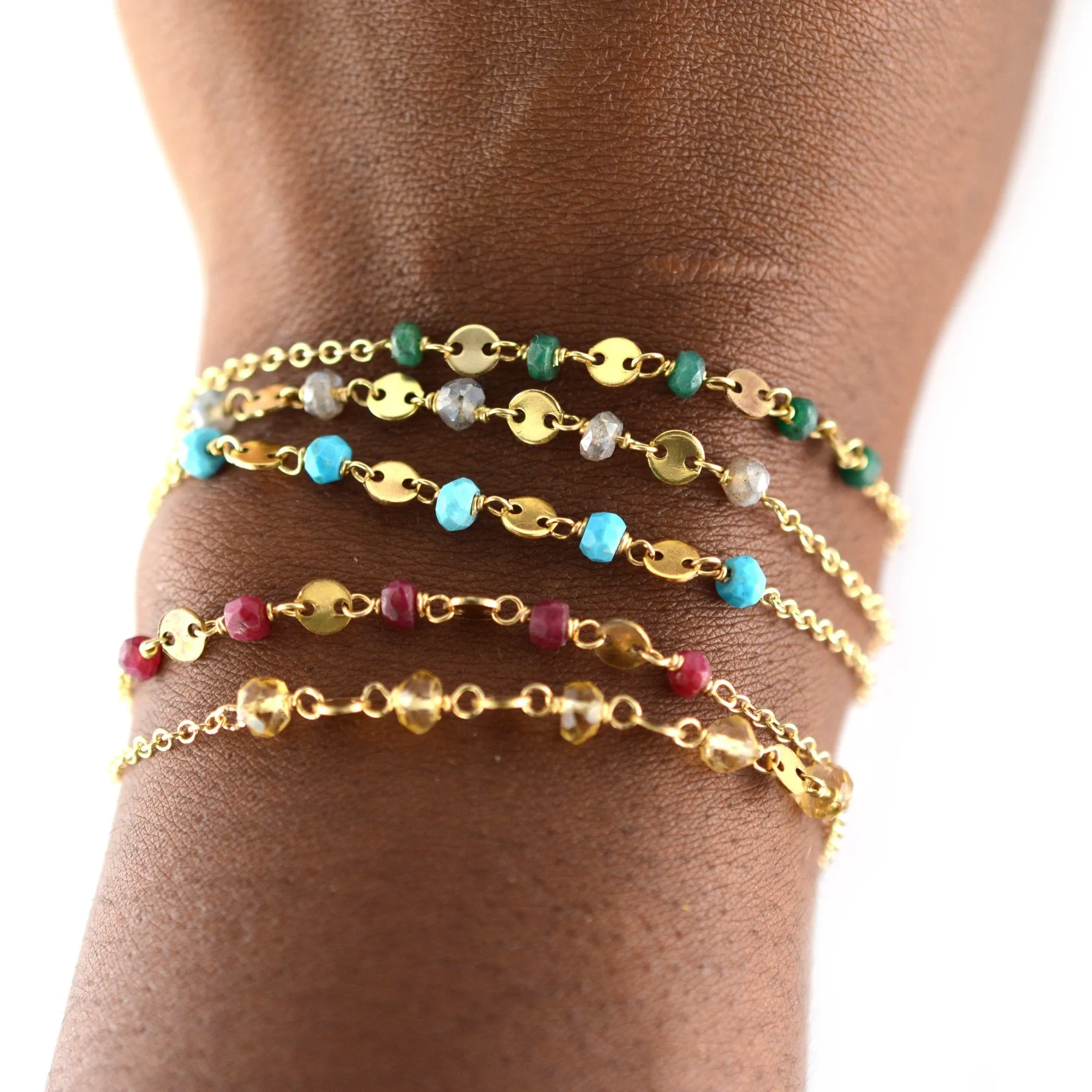 Beaded Sequin Bracelet