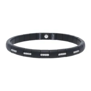 Black Ceramic Diamond Bracelet