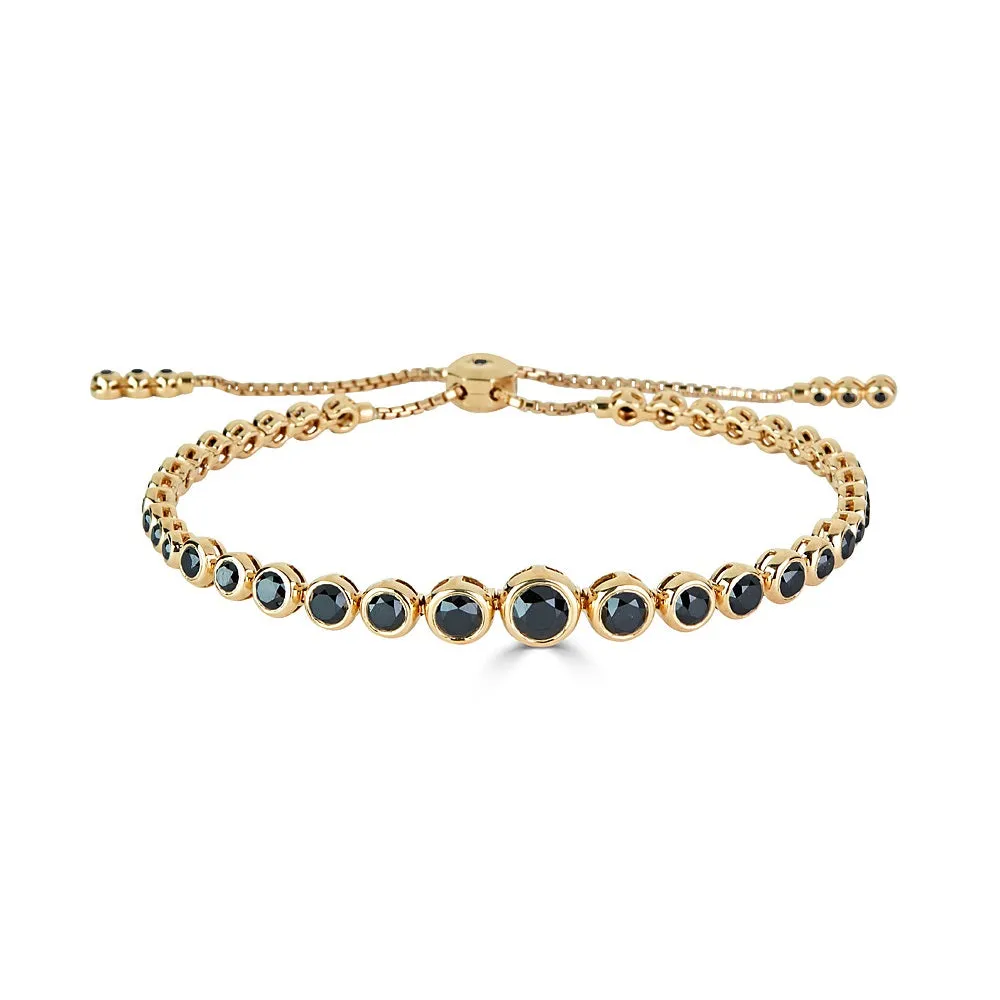 Black Diamond Adjustable Bracelet