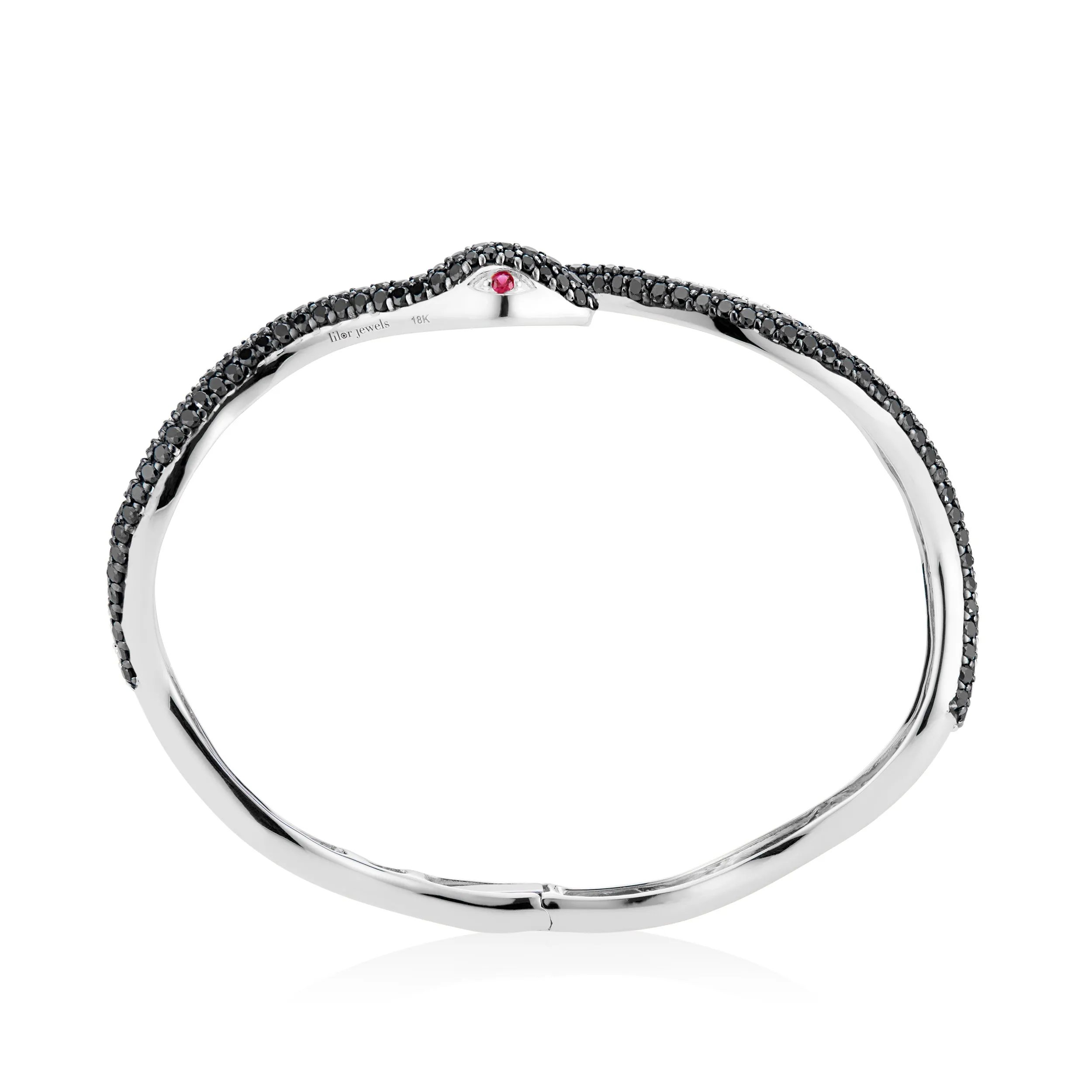 Black Diamond Elysium Snake Bangle