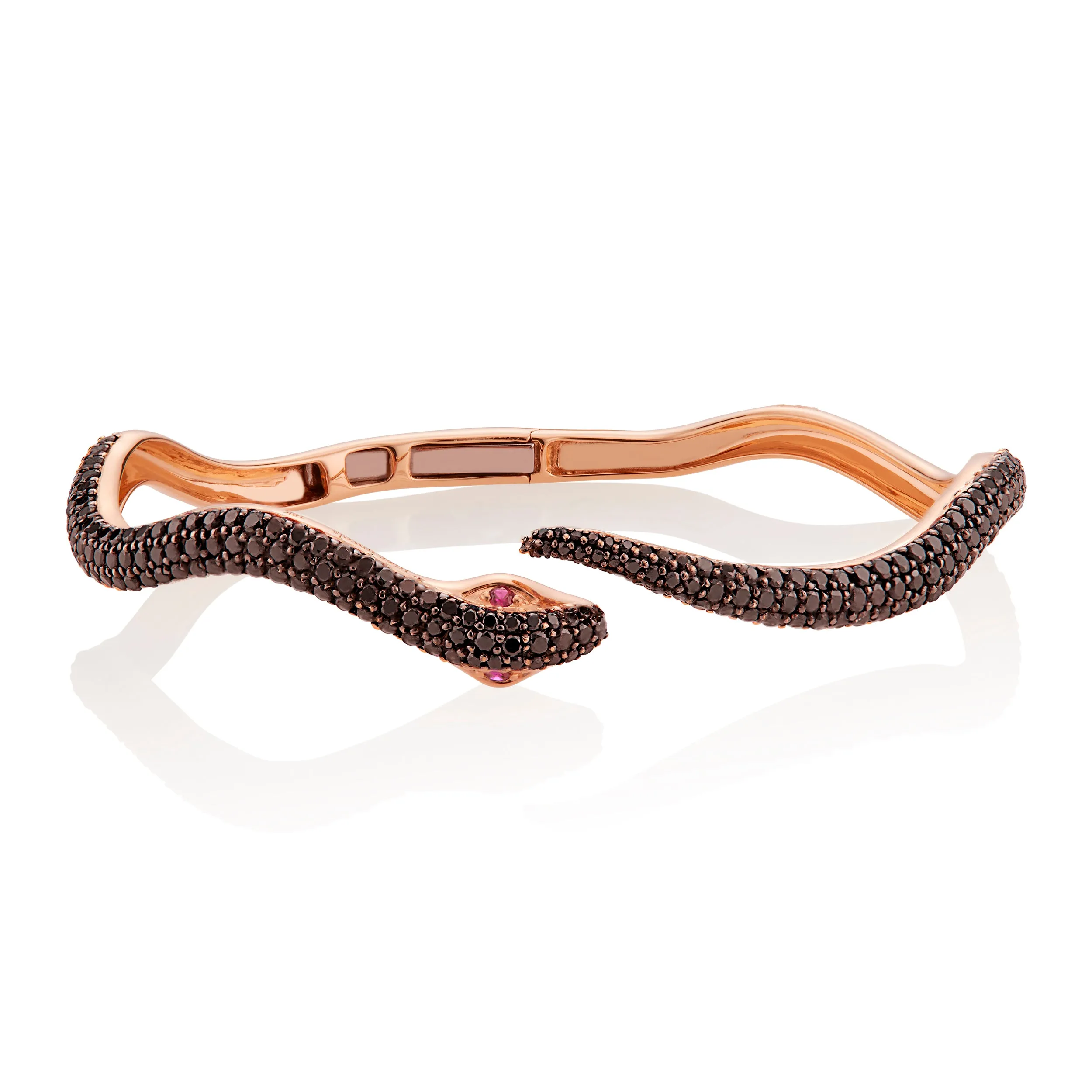 Black Diamond Elysium Snake Bangle