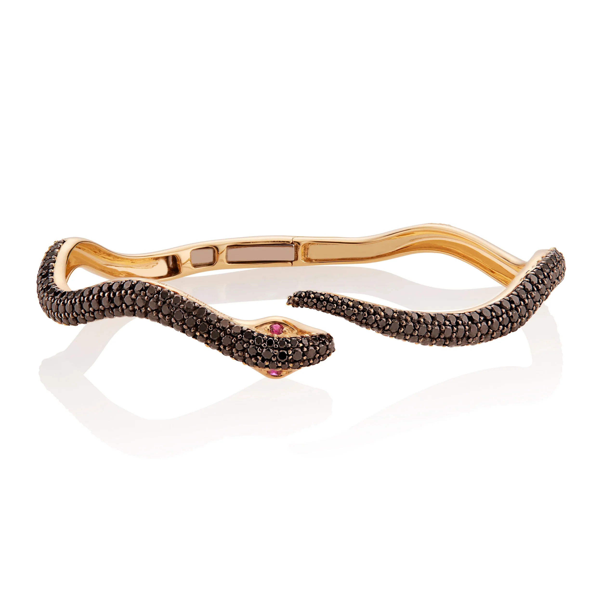 Black Diamond Elysium Snake Bangle