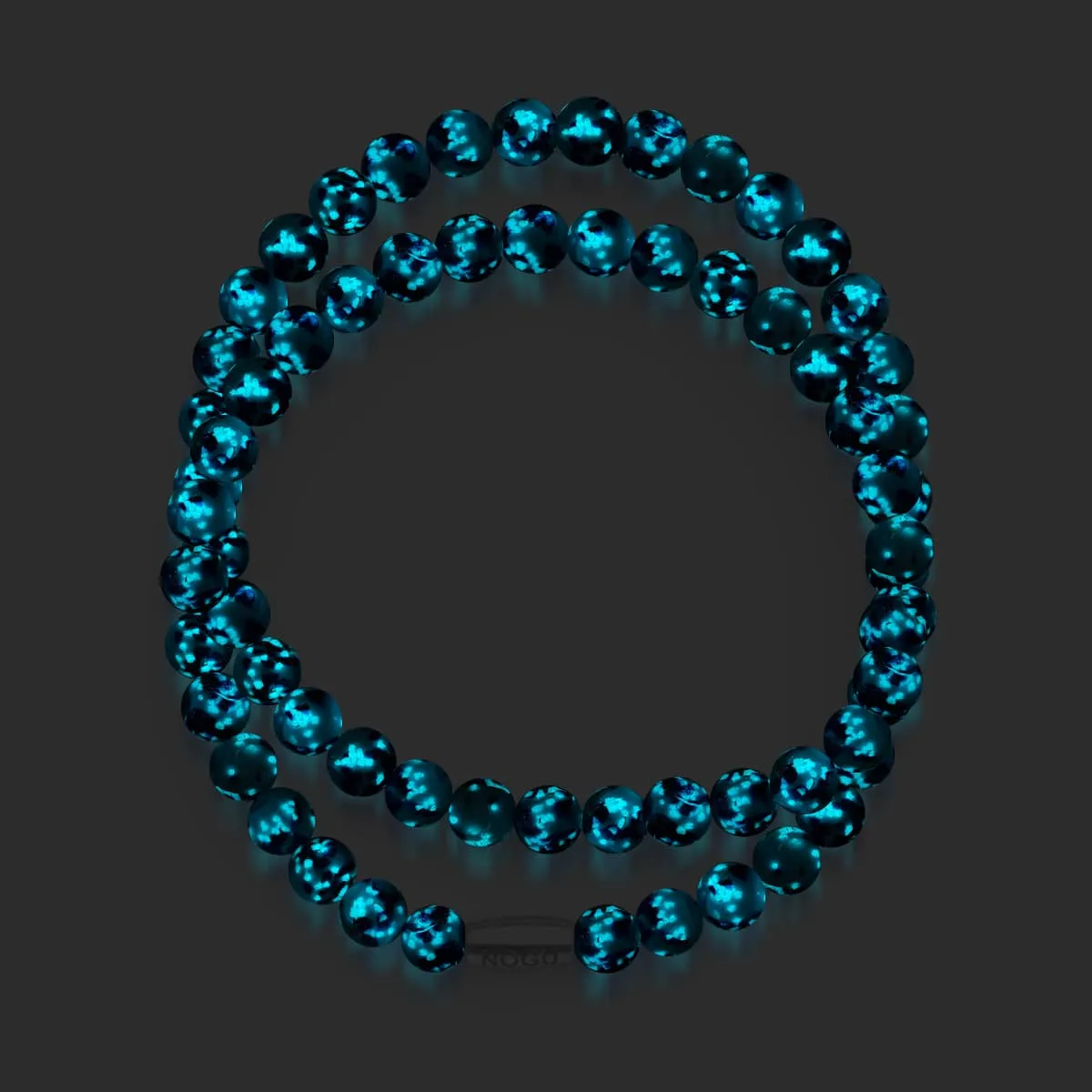 Blue Seaspray | .925 Sterling Silver | Firefly Glass Wrap