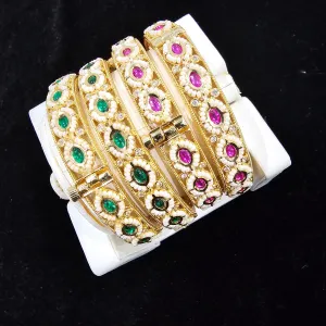 BRASS Kundan bangles,