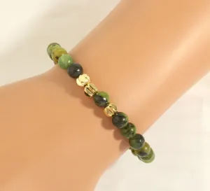 Canadian Jade Beaded Bracelet